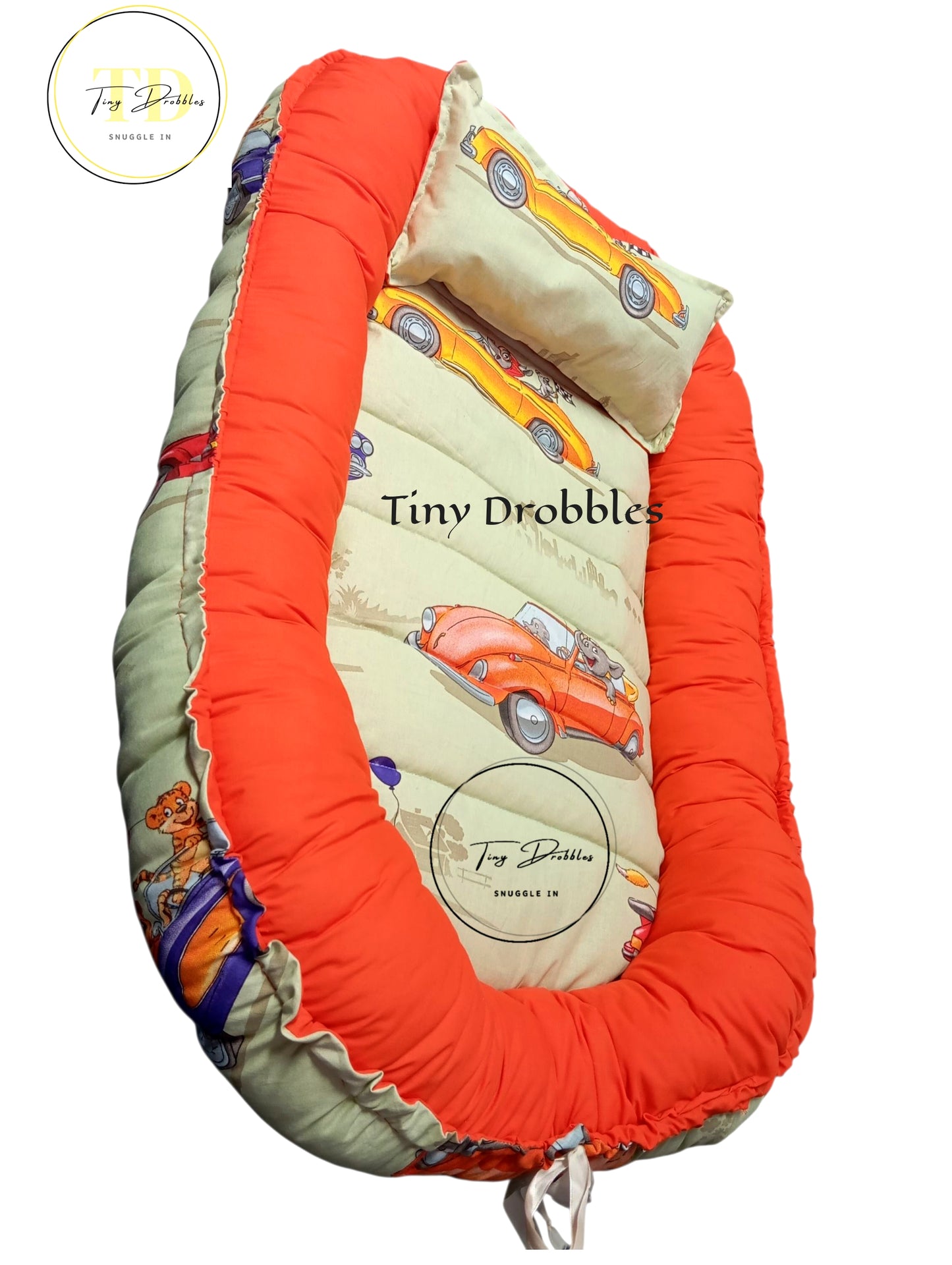Reversible Orange baby nest