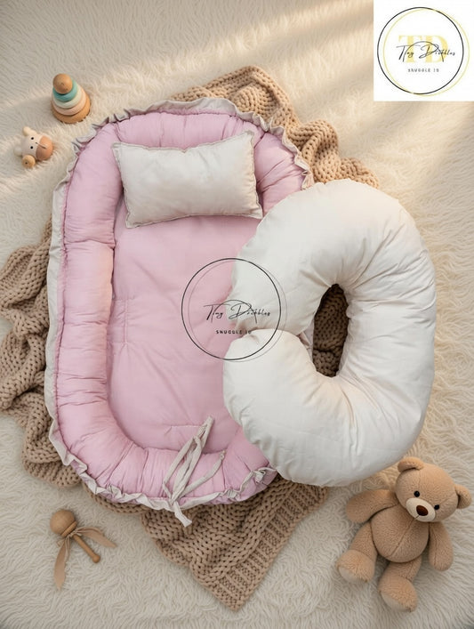Pink and Beige Baby Nest