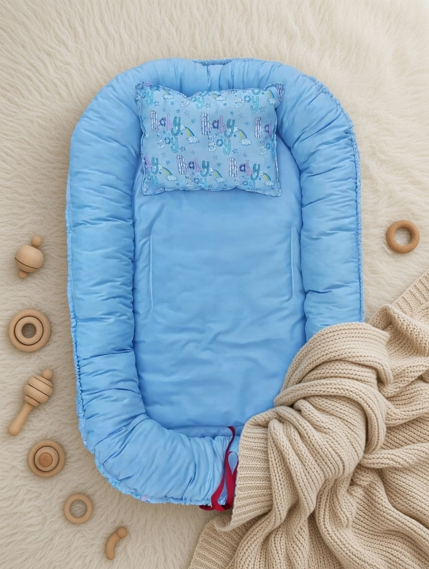 Baby Blue Baby Nest