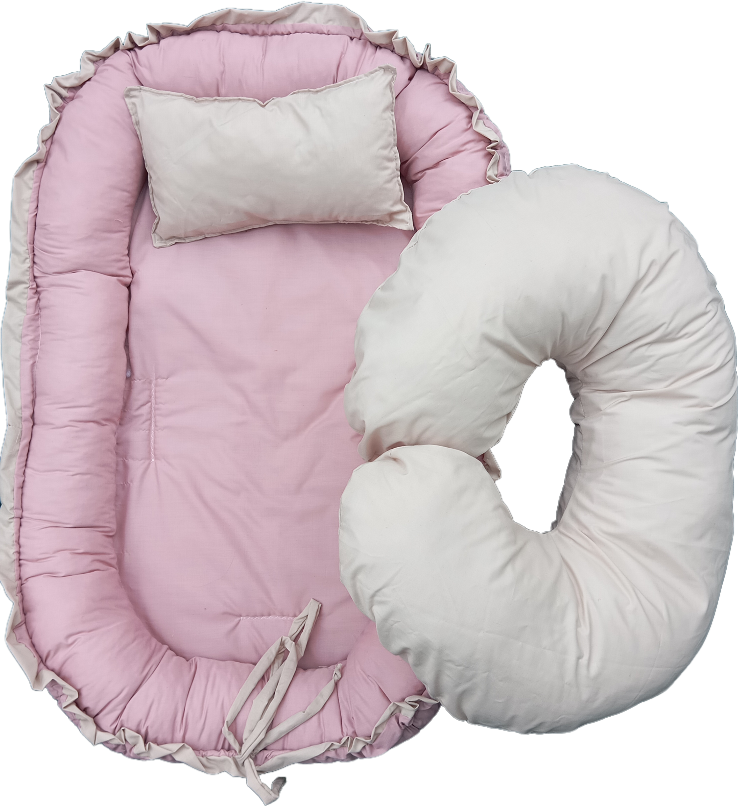Pink and Beige Baby Nest