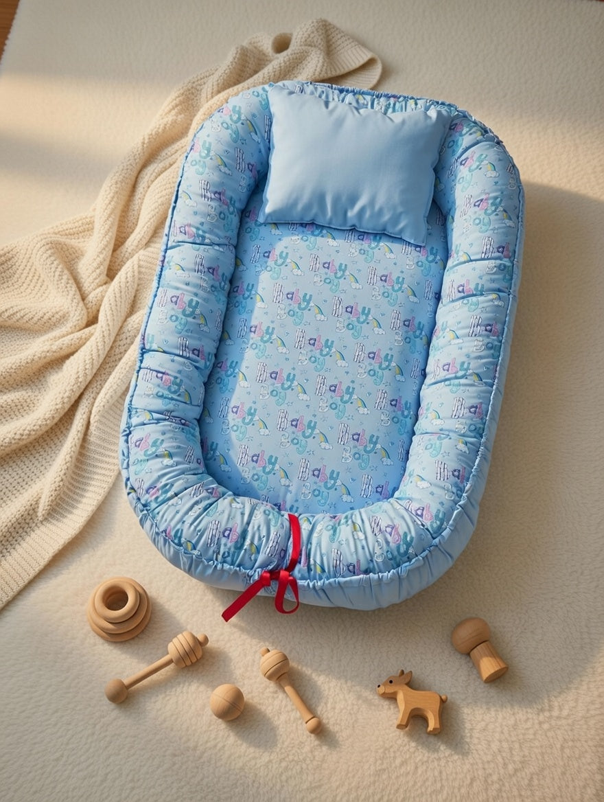 Baby Blue Baby Nest